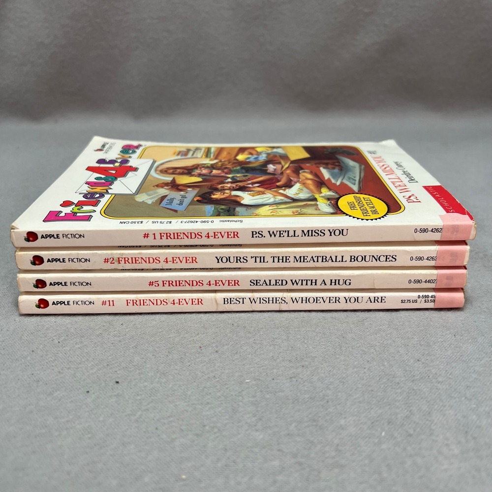 Friends 4-Ever Deirdre Corey 90s Vintage Paperbacks Lot of 4 YA Young Adult Teen - Picture 2 of 11